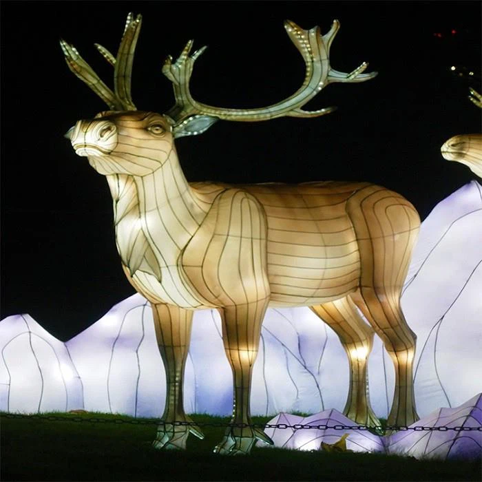 Colorful Chinese Handmade Animal Shape Led Silk Lantern Fair