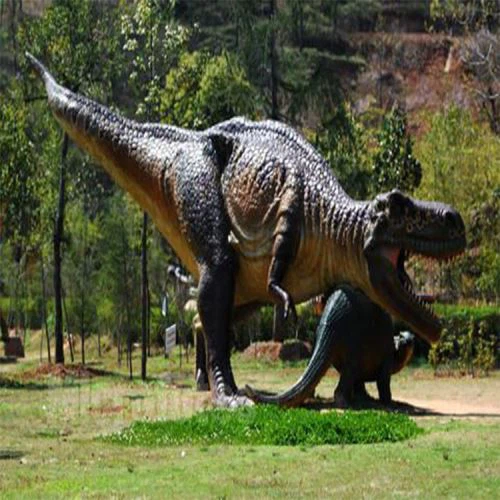 Statua del dinosauro del fumetto 3D della vetroresina