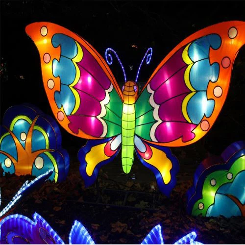 Lanterna di seta animale della decorazione della lanterna cinese di nuovo anno