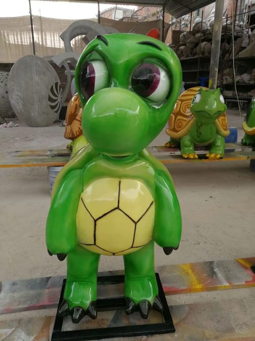 Personalizza le statue a grandezza naturale della vetroresina degli animali del fumetto popolare