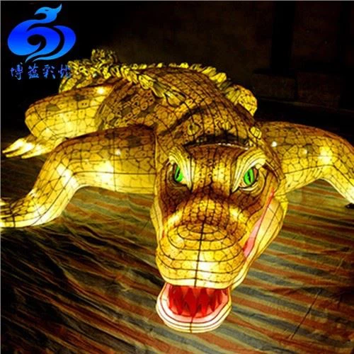 Tessuto impermeabile cinese Capodanno Seta Lanterna Lanterna Animale