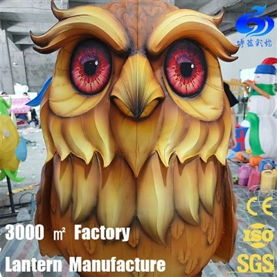 Posizionamento della pubblicità utilizzato grandi lanterne decorative a LED