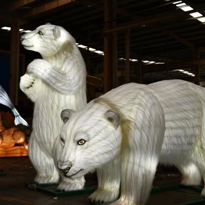 Speciali lanterne cinesi dell'orso polare
